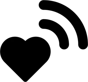 Love Wifi Symbol Graphic PNG Image