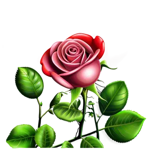 Lovely Rose Artwork Png Oox57 PNG Image