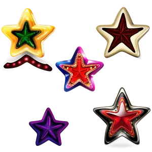 Lovely Star Design Png Ioi PNG Image