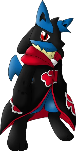 Lucario Pokemon Character Art PNG Image