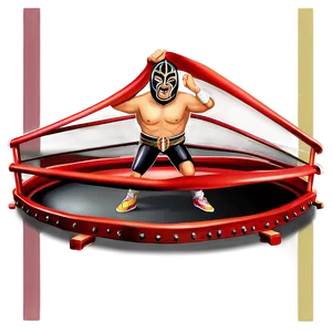 Lucha Libre Wrestling Ring Art Png Kkv17 PNG Image