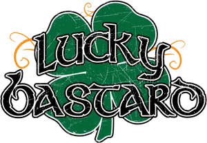 Lucky Bastard Clover Graphic PNG Image