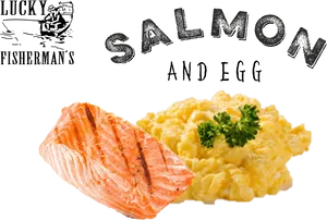 Lucky Fishermans Salmonand Egg PNG