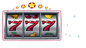 Lucky Sevens Slot Machine Win PNG Image