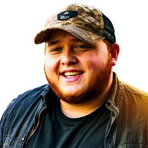 Luke Combs Portrait Png Iua PNG Image