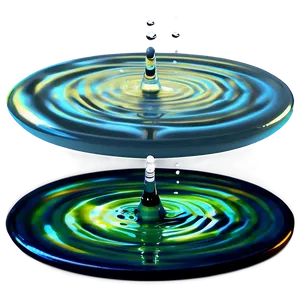 Luminous Water Ripple Png Bxt PNG Image