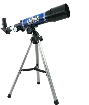 Lunar Telescopeon Tripod PNG Image