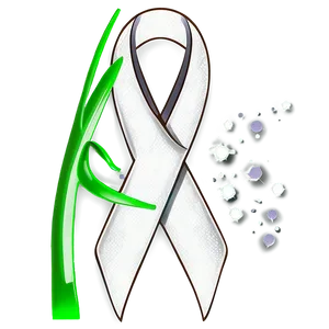 Lung Cancer Awareness Ribbon Png Abh81 PNG Image