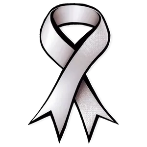 Lung Cancer Fighter Ribbon Png 06292024 PNG Image