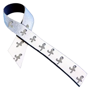 Lung Cancer Ribbon With Footprints Png Nok36 PNG Image