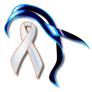 Lung Cancer Ribbon With Teardrop Png 45 PNG Image