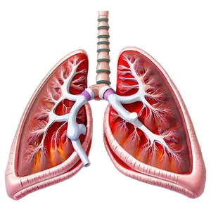 Lung Structure Illustration Png Xtj PNG Image