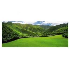 Lush Green Valley Landscape PNG 06232024 PNG