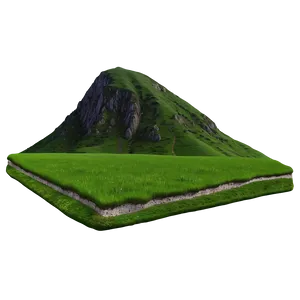 Lush Green Valley Landscape PNG Onk53 PNG