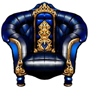 Luxe King's Throne Room Chair Png Lmg PNG Image