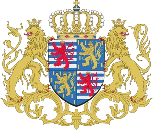 Luxembourg Coatof Arms PNG Image