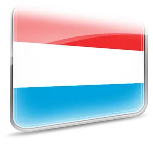 Luxembourg Flag Icon PNG Image