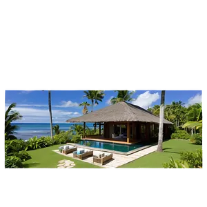 Luxurious Beachfront Villa PNG Ruo PNG