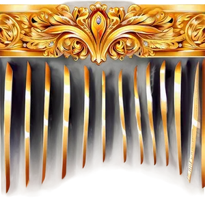 Luxurious Golden Line Pattern Png 87 PNG Image