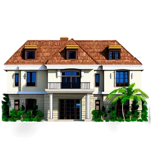 Luxurious Mansion Png Uwy PNG Image