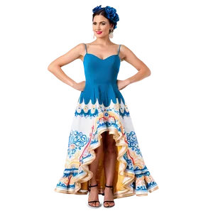 Luxurious Sevilla Flamenco Dress Png Rrq PNG Image