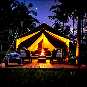 Luxury Camping Glamping PNG 06252024