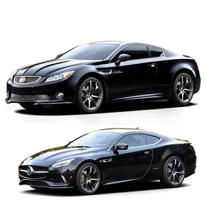 Luxury Coupe Black Car Png 22 PNG Image