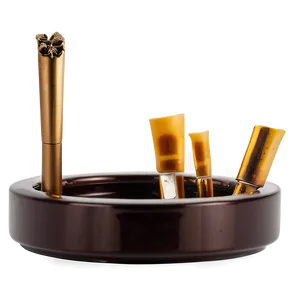 Luxury Gold Ashtray Png Kfq PNG Image