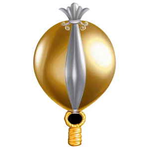 Luxury Gold Balloon Png 06212024 PNG Image