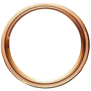 Luxury Gold Circle Frame Png 06262024 PNG Image