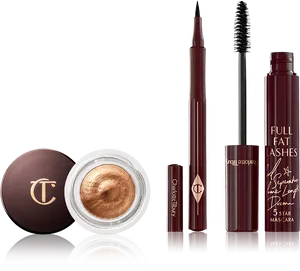 Luxury Makeup Collection Glow PNG Image