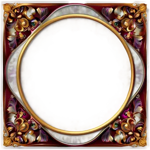 Luxury Ornate Frame Png Pnv38 PNG Image