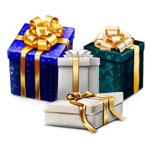 Luxury Present Boxes Png Npy PNG Image