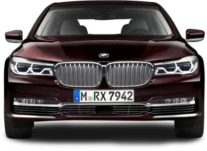 Luxury Sedan B M W Front View H D PNG Image