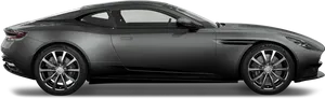 Luxury Sports Car Side View PNG Image