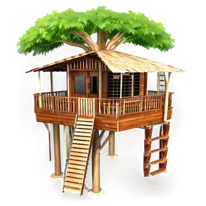 Luxury Tree House Png 06282024 PNG Image