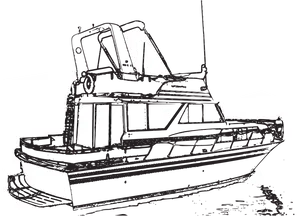 Luxury Yacht Sketch.png PNG Image