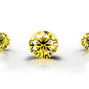 Luxury Yellow Diamond Design Png Jil1 PNG Image