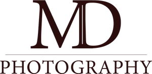 M D Photography Logo Design PNG Image