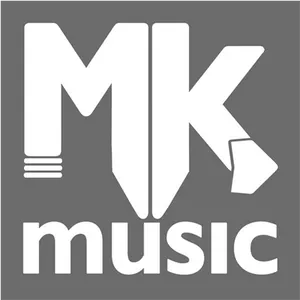 M K Music Logo Design PNG Image