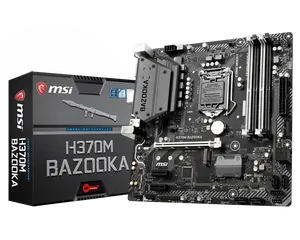 M S I H370 M B A Z O O K A Motherboard PNG Image