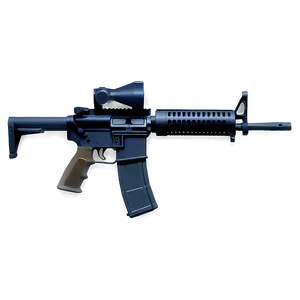 M16 Rifle Flat Design Png 21 PNG Image