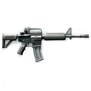 M16 Rifle Side View Png 06132024 PNG Image