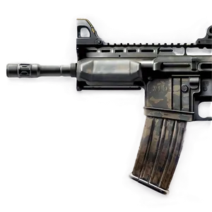 M16 Rifle Side View Png Yab PNG Image