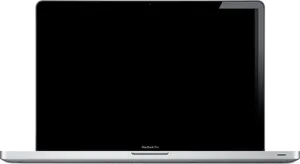 Mac Book Pro Front View PNG Image