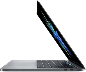 Mac Book Pro Side View PNG Image