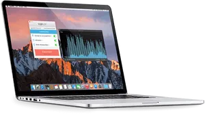 Mac Book Prowith V P N Connection PNG Image