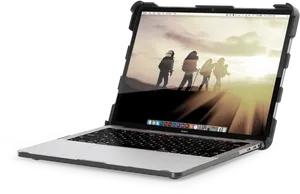 Mac Bookwith Adventure Wallpaper PNG Image