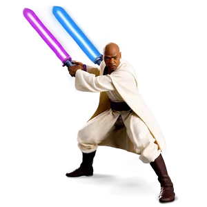 Mace Windu Clone Wars Png Urk33 PNG Image