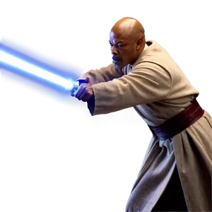 Mace Windu Movie Scene Png 06242024 PNG Image